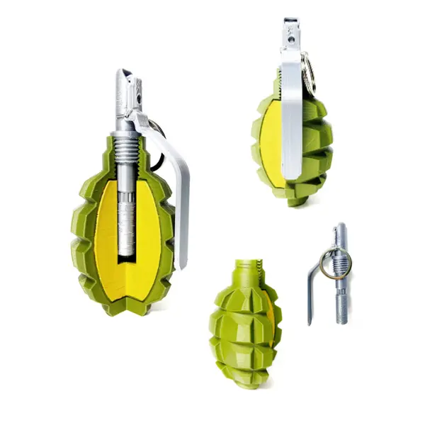 Навчальний макет-розріз гранати Ф-1 «Лимонка»: детальна візуалізація будови