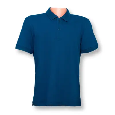 Футболка поло лакоста тёмно-синяяя M (46)