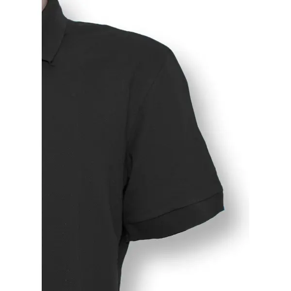 Футболка поло лакоста чёрная XL (50)