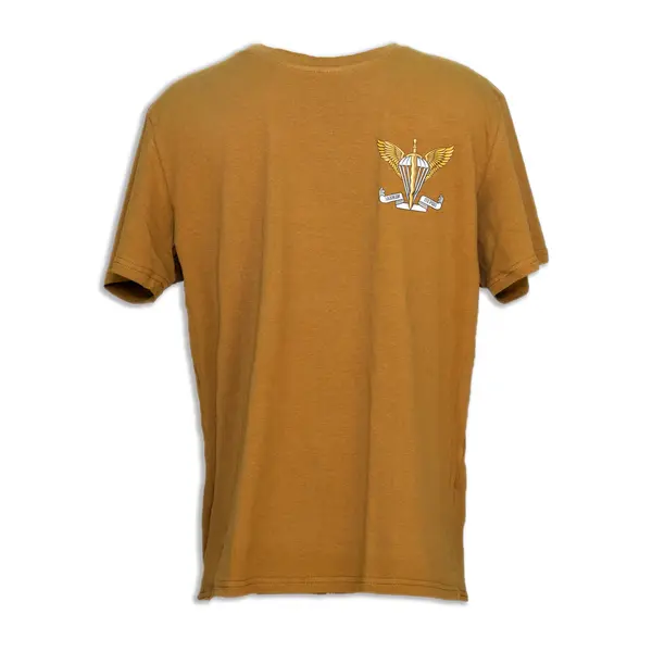 Футболка з принтом ДШВ завжди перші койот кулір L