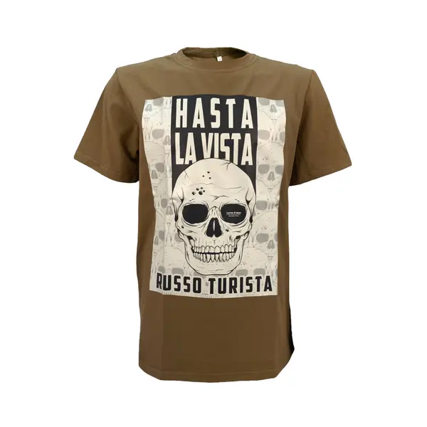 Футболка з принтом Hasta кулір койот XXL (52)