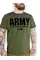 Футболка з принтом ARMY кулір хакі M (46)
