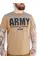 Футболка з принтом ARMY кулір койот 4XL (56)