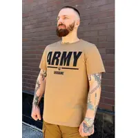 Футболка с принтом ARMY кулир койот 3XL (54)