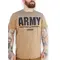 Футболка з принтом ARMY кулір койот XXL (52)