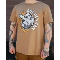 Футболка з принтом Оце ось вам, а не Харків кулір шовкографія койот 4XL (56)