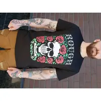 Футболка с принтом "Rough кулир шелкография чёрная 3XL (54)