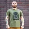 Футболка з принтом Predator кулір шовкографія хакі XL (50)