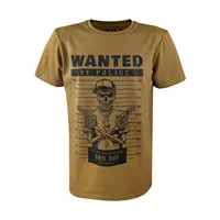 Футболка з принтом Wanted Bad Boy кулір шовкографія койот 3XL (54)