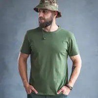 Футболка с принтом Amor Fati кулир шелкография хаки 3XL (54)