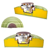 Навчальний макет протитанкової міни ТМ-62 у розрізі для наочності (16×12 см, 605 г, філамент, Україна)