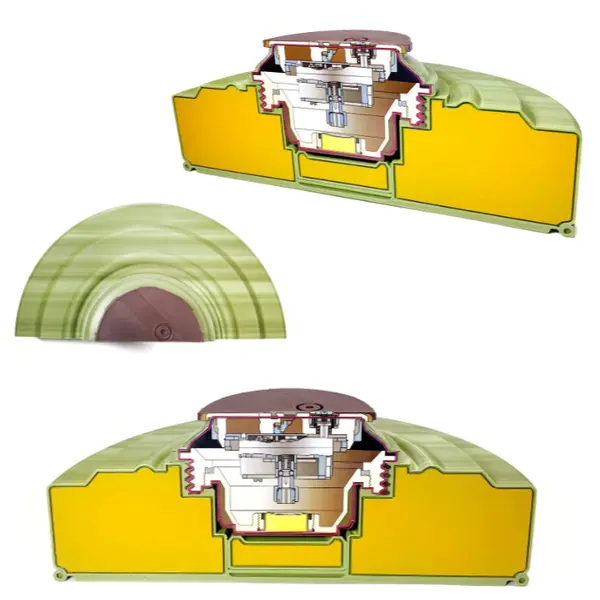 Навчальний макет протитанкової міни ТМ-62 у розрізі для наочності (16×12 см, 605 г, філамент, Україна)