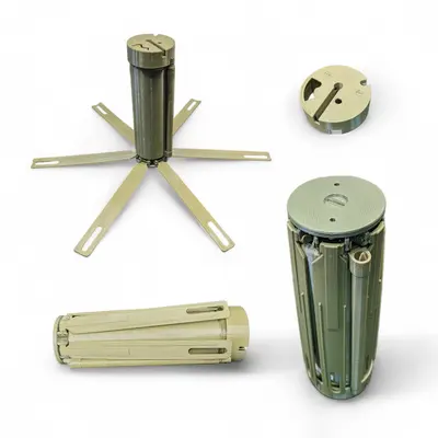 Детальний макет протипіхотної осколкової міни ПОМ-3 «Медальйон» (18,3×6 см, 225 г, хакі, філамент, Україна)