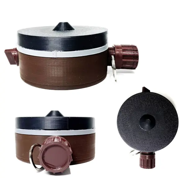 Компактний макет міни-пастки розвантажувальної дії МС-3 (11,2×5,7 см, 200 г, філамент, Україна)