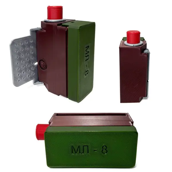 Зручний навчальний макет міни-пастки МЛ-8 (11×6,3×4,3 см, 100 г, філамент, Україна)