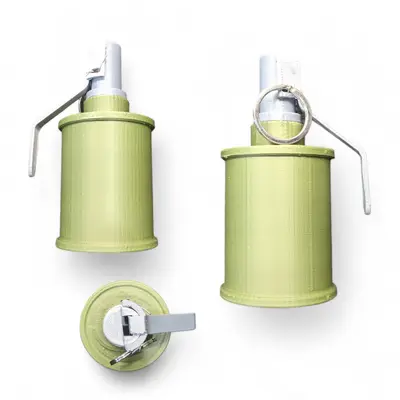 Масивний навчальний макет ручної осколкової гранати РГ-42 1:1 (400 г, пластик, Україна)