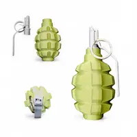 Легкий навчальний макет ручної осколкової гранати Ф-1 (11,5×5,5 см, 90 г, філамент, Україна)