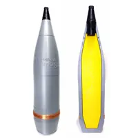 Учебный макет осколочно-фугасного снаряда ОФ-462 в разрезе (56×13 см, 990 г, филамент, Украина)