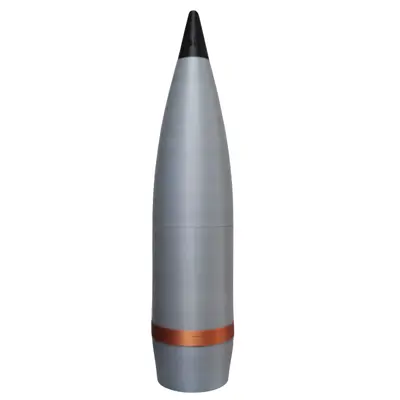 Мощный макет осколочно-фугасного артиллерийского снаряда 155 мм (70×15 см, 1310 г, филамент, Украина)