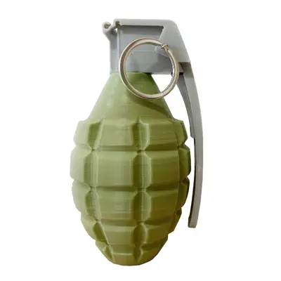 Американський стиль — навчальний макет ручної гранати MK 2 (натуральна величина, філамент, Україна)