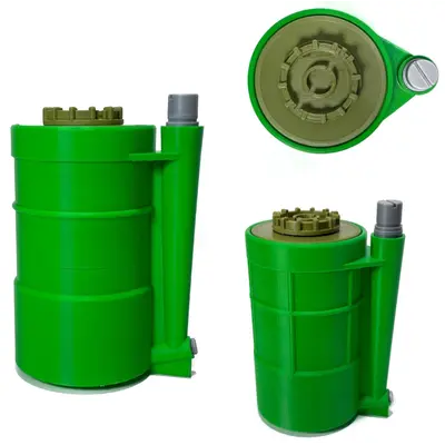 Виразний макет вистрибуючої міни кругового ураження ПОБ «Пилка» (натуральна величина, філамент, Україна)