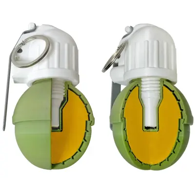 Макет ударно-дистанційної гранати РГН у розрізі (10,5×6 см, 110 г, філамент, Україна)