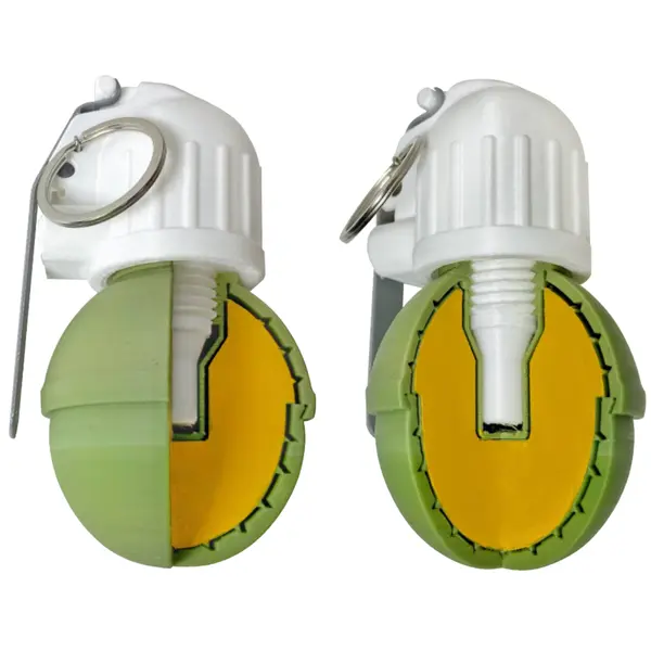 Макет ударно-дистанційної гранати РГН у розрізі (10,5×6 см, 110 г, філамент, Україна)