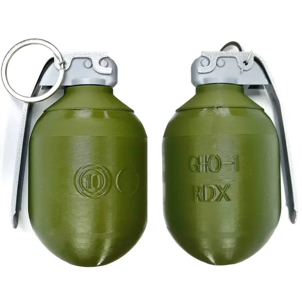 Наступальна граната — макет GHO-1 (натуральна величина, філамент, Україна)