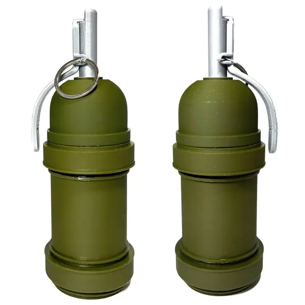 Тактичний макет світлошумової гранати SG-2T (натуральна величина, філамент, Україна)