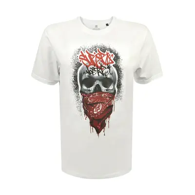 Футболка Cavalier White з принтом Skull in buff DTG M (46)