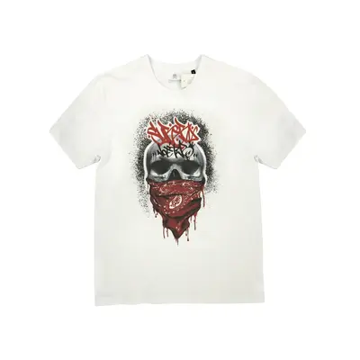 Футболка Cavalier White з принтом Skull in buff DTG M (46)