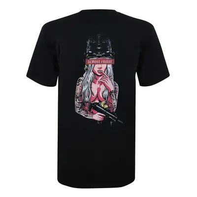 Футболка Cavalier чорна з принтом Black Series № 39 DTG 2XL (52)