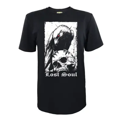 Футболка з принтом "Lost Soul" кулір DTG чорна 2XL (52)