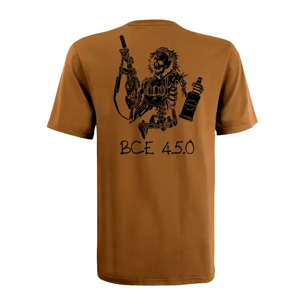 Футболка з принтом 450 кулір шовкографія койот S (44)