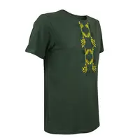 Футболка Prime кулір з вишивкою Соняшник хакі 3XL (54)