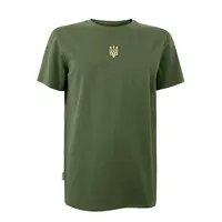 Футболка Prime кулир с вышивкой Тризуб хаки 3XL (54)
