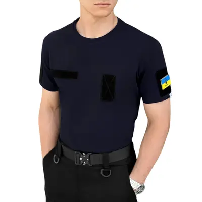 Футболка Pobedov Peremoga темно-синя 3XL (54)