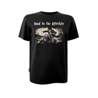 Футболка с принтом Road to the afterlife кулир DTG чёрная 3XL (54)