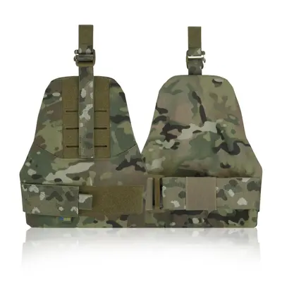 Захист плечей Kiborg з балістичним пакетом 2 клас захисту Militex Multicam