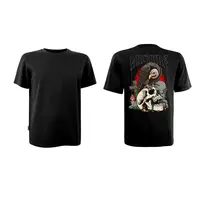 Футболка с принтом Череп Коршун кулир DTG чёрная 2XL (52)