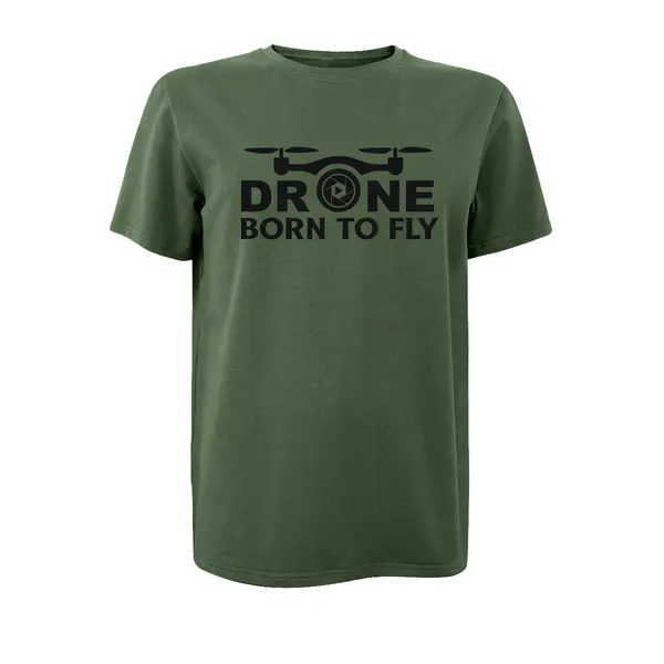 Футболка з принтом My Drone Motherfucker кулір шовкографія хакі 3XL (54)