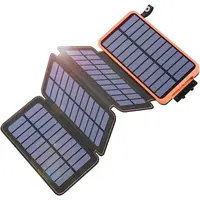 Повербанк з 4 сонячними панелями iPower S25 10000мАч