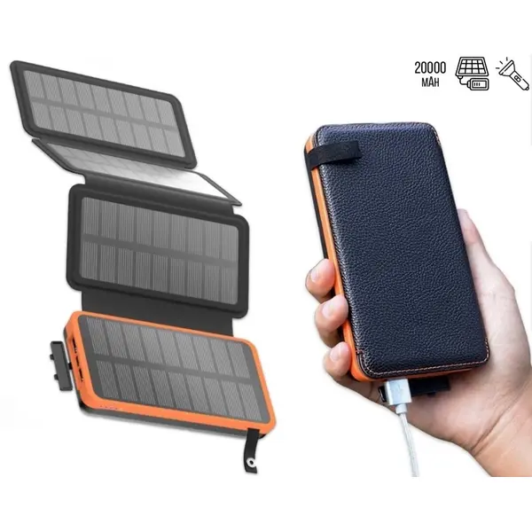 Повербанк з 4 сонячними панелями iPower S25 10000мАч