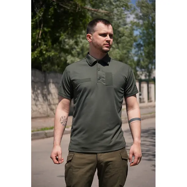 Футболка поло CoolPas BR хакі