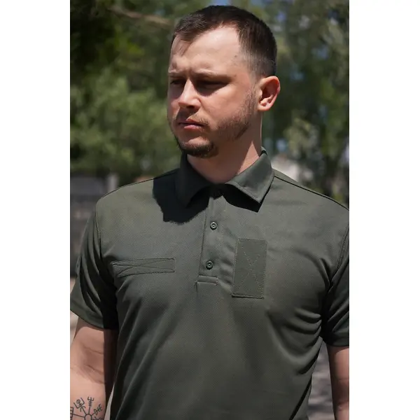 Футболка поло CoolPas BR хакі