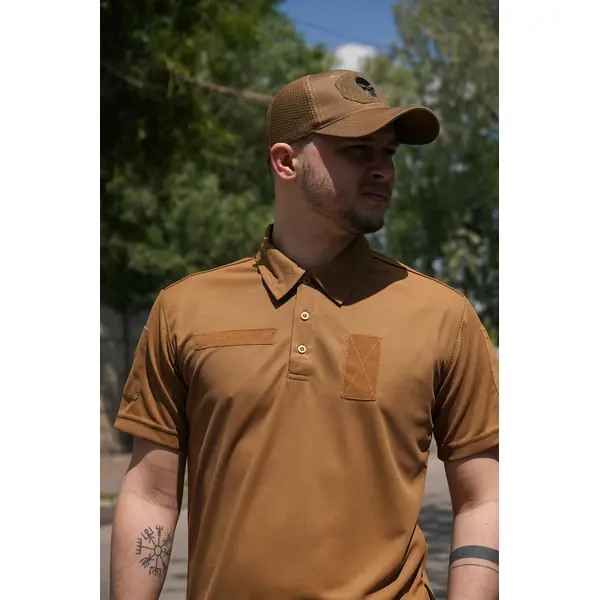 Футболка поло CoolPas BR койот