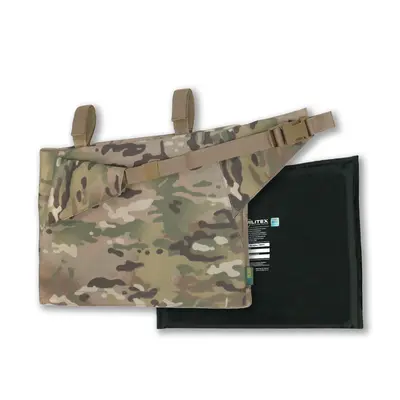 Каремат-сидушка Kiborg з балістичним пакетом 2 клас захисту Militex 20mm Cordura Multicam