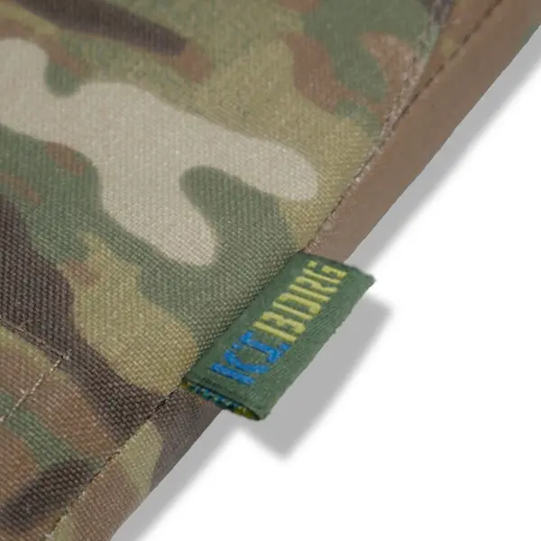 Каремат-сидушка Kiborg з балістичним пакетом 2 клас захисту Militex 20mm Cordura Multicam