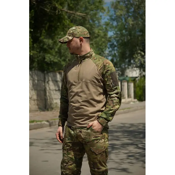 Тактическая боевая рубашка RF multicam-tan BR S