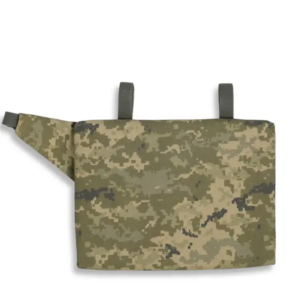 Каремат-сидушка Kiborg з балістичним пакетом 2 клас захисту Militex 20mm Cordura Pixel